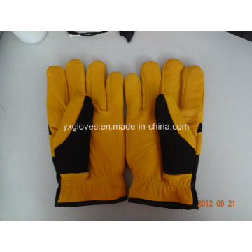 Winter Glove-Safety Glove-Work Glove-Cow Leather Glove-Leather Working Glove